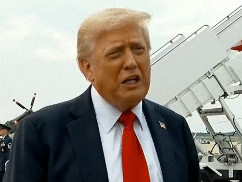 Trump said- Putin talks sweetly during the day and bombs at night | ट्रम्प बोले-पुतिन दिन में मीठी बातें,रात में बमबारी करते हैं: यूक्रेन को पैट्रियट मिसाइल भेजने का ऐलान; नाटो चीफ से जल्द मुलाकात करेंगे