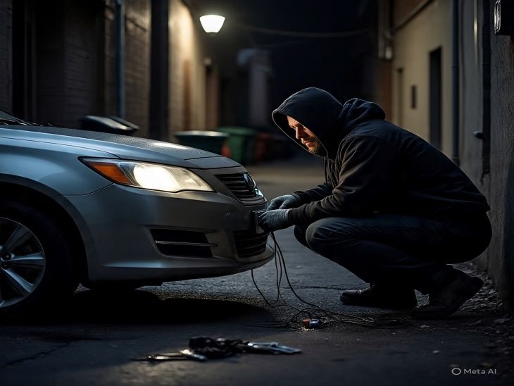Thieves have a new method, they are stealing vehicle parts | जोधपुर में ...