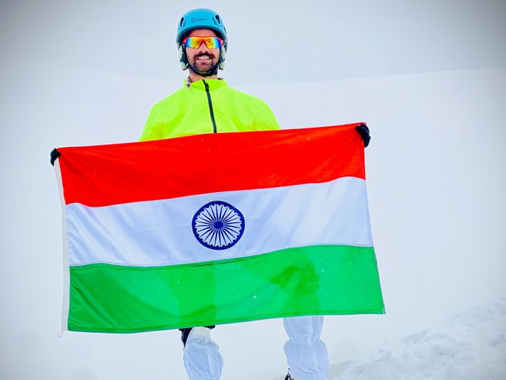 Hamirpur Nadaun Mountaineer Arun Kumar Hoists Tricolor Mount Kang Yatse Ladakh | Update News | हमीरपुर के अरुण ने फतेह की लद्दाख की चोटी: 6400 मीटर ऊंचाई पर फहराया तिरंगा, महाद्वीपों की सबसे ऊंची चोटियों को फतेह करना लक्ष्य – Sujanpur News