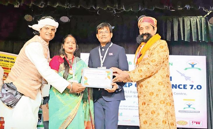 Saran's daughter Bindu Rai received Dr. Kalam Visionary of India Award ...