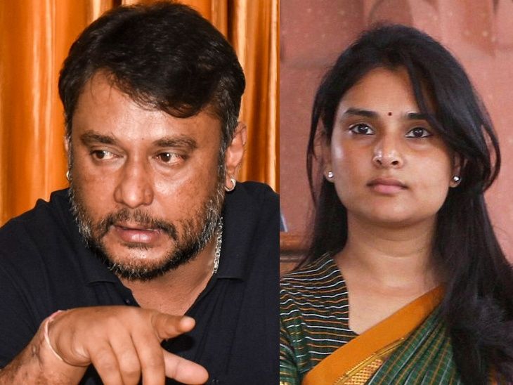 एक्ट्रेस राम्या को मिलीं रेप और हत्या की धमकियां:हत्या के आरोप में जेल में बंद कन्नड़ एक्टर दर्शन थुगुदीपा के फैंस के खिलाफ दर्ज करवाई शिकायत