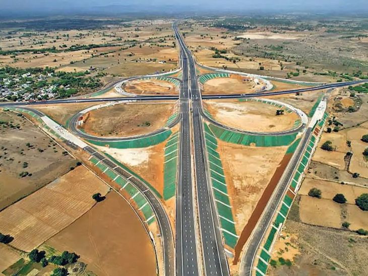 An interchange will be built at Dwarapura on the Delhi-Mumbai Expressway