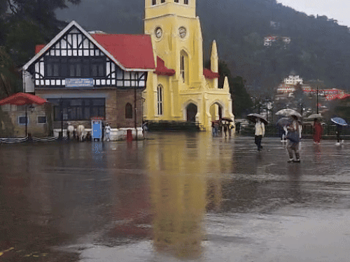 himachal pradesh weather alert heavy rainfall shimla solan sirmaur ...