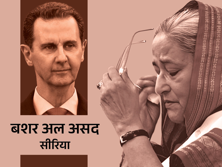 खाली हाथ देश छोड़कर भागीं शेख हसीना:हेलिकॉप्टर में नोट भरकर ले गए अफगान प्रेसिडेंट; जानिए तख्तापलट के बाद भागने वाले 5 नेताओं के हालात
