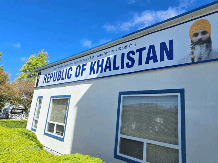 Khalistan embassy opens in surrey canada india relations tension | Khalistan embassy | Surrey | Canada | Punjab | कनाडा में ‘खालिस्तान दूतावास’ का दावा: रिपब्लिक ऑफ खालिस्तान दिया नाम; कनाडा सरकार के फंड से बनी बिल्डिंग – Jalandhar News