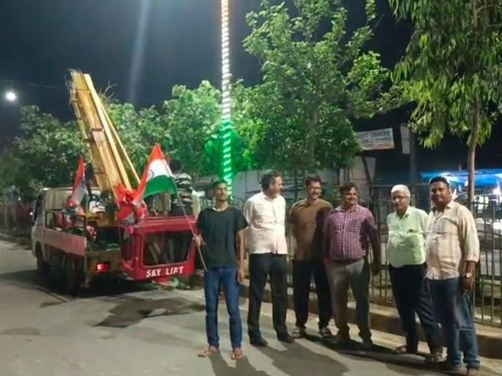 Tricolour hoisted at Gangaghat on Independence Day in Netua | नेटुआ में ...