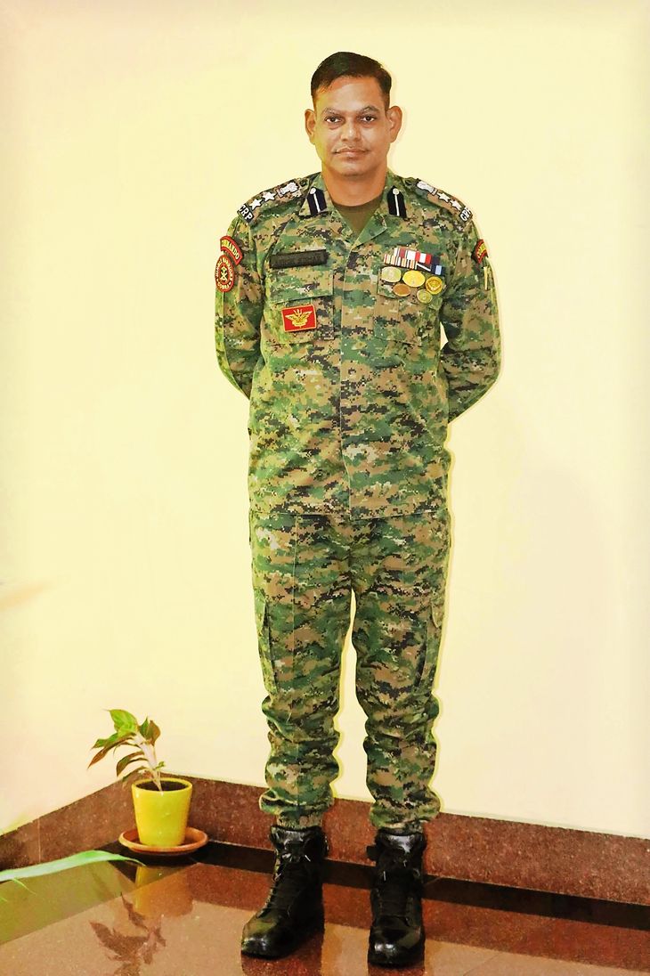 Commandant Ashok has already received the gallantry award four times