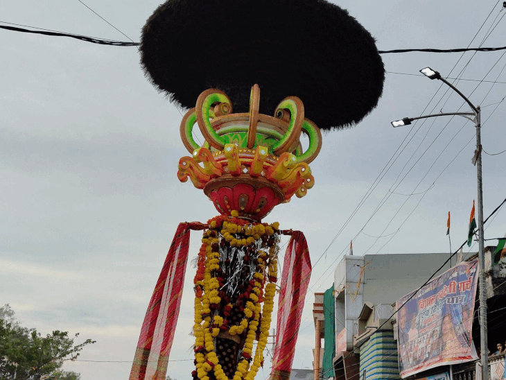 Jaharveer Goga Ji Maharaj's Chhadi Yatra started in Raisen: Procession ...