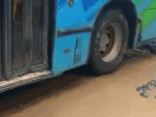 बहादुरगढ़ में गड्ढे में फंसी दिल्ली परिवहन की बस:कुछ दूरी पर विधायक का आवास, कंडक्टर ने बनाया वीडियो, विभागीय अधिकारियों को भेजा- INA NEWS