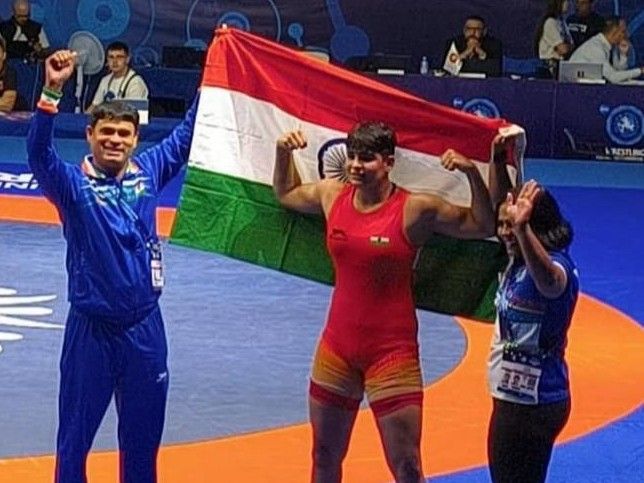 Sonipat Wrestler Kajal Wins Gold Medal in U-20 World Wrestling Championship | Sonipat’s daughter won gold at the World Championship: defeated China’s wrestler in Bulgaria; World champion for the second time, father taxi driver – Sonipat News