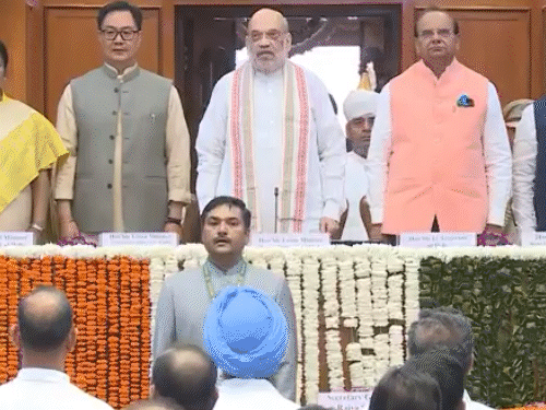 Amit Shah Inaugurates All India Speakers Conference in Delhi on 100 Years  of Vitthalbhai Patel Dainik Bhaskar | अमित शाह ने स्पीकर्स कॉन्फ्रेंस का उद्घाटन  किया: गृहमंत्री ने कहा- भारत में एक