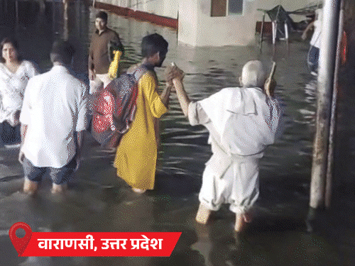 राजस्थान के कोटा-बूंदी में बाढ़, Mi-17 हेलिकॉप्टर तैनात:जयपुर में गाड़ियां डूबीं; यूपी में भी 20 गांवों में पानी भरा, खेत डूबे- INA NEWS