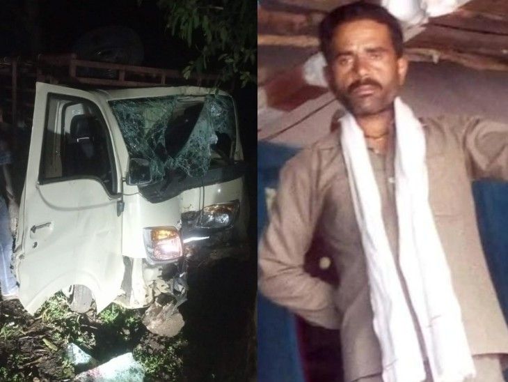 High speed loading vehicle collided with tree, one died