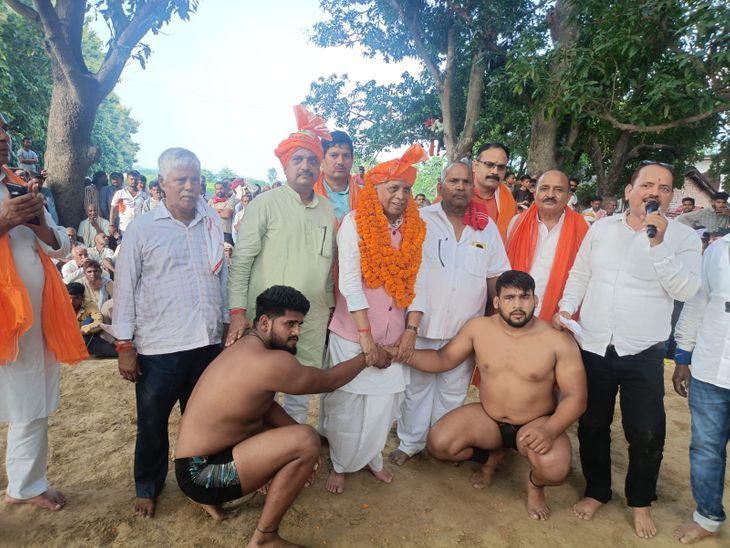 Wrestling competition organized in Sonbarsa