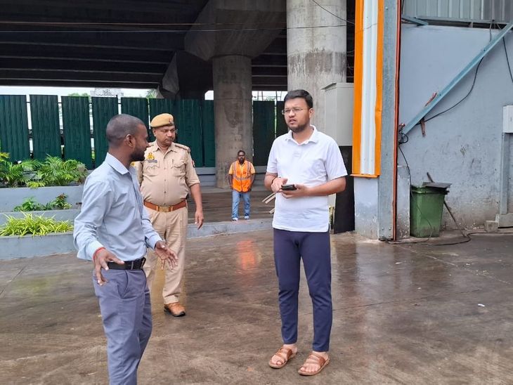 Inspection of Municipal Commissioner in Lucknow