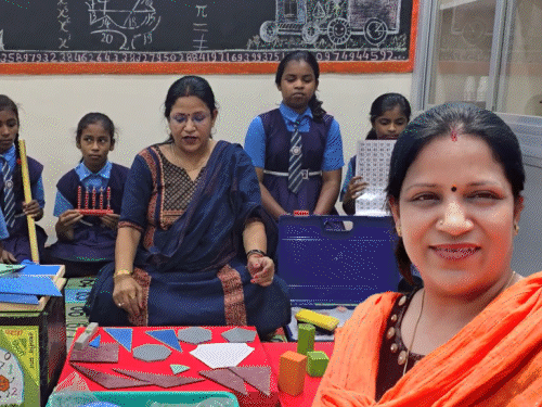 CG Durg Teacher Pragya Singh Story; Mathematics Sports | Shikshak Diwas | The idea of ​​building Maths Park came after seeing the disabled child: Learning Park-Lab built at his own expense; Dr. Pragya selected for National Teachers Award