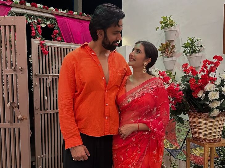 Rajeev Sen shared photos with ex-wife Charu asopa | राजीव सेन ने एक्स वाइफ चारू संग फोटोज शेयर कीं: एक-दूसरे को प्यार से निहारते नजर आए; 2023 में हुआ था तलाक