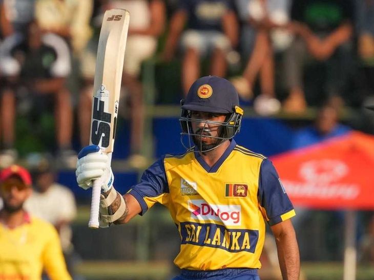 3rd T20- Sri Lanka beat Zimbabwe by 8 wickets | तीसरा टी20- श्रीलंका ने जिम्बाब्वे को 8 विकेट से हराया: सीरीज 2-1 से जीती, कमिल मिशारा ने फिफ्टी लगाई; दुशन हेमंथा ने 3 विकेट लिए