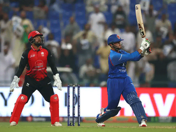 एशिया कप: उमरजई की तेजतर्रार अर्धशतक; अफगानिस्तान की शानदार जीत! Afghanistan Crushes Hong Kong Asia Cup news image
