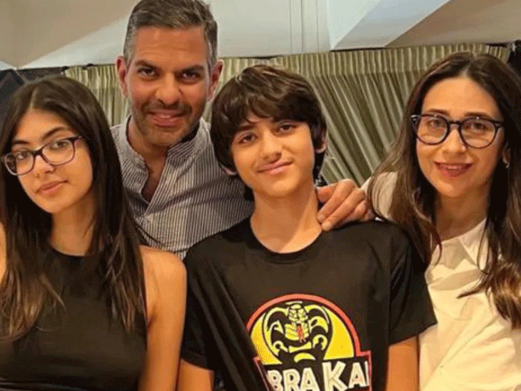 Priya was seen for the first time after Sanjay Kapoor’s death | संजय कपूर के निधन के बाद पहली बार दिखीं प्रिया: ACMA एनुअल कन्वेंशन में हुईं शामिल; करिश्मा कपूर के बच्चों के साथ चल रहा संपत्ति विवाद
