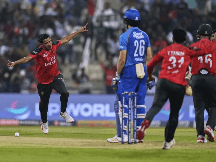 Nasum Ahmed got a wicket on the first ball SL vs BAN Asia Cup Moments | नसुम अहमद को पहली गेंद पर विकेट: रिशाद और ओमरजई ने 1-1 कैच छोड़ा, DRS के कारण आउट हुए लिटन; टॉप मोमेंट्स