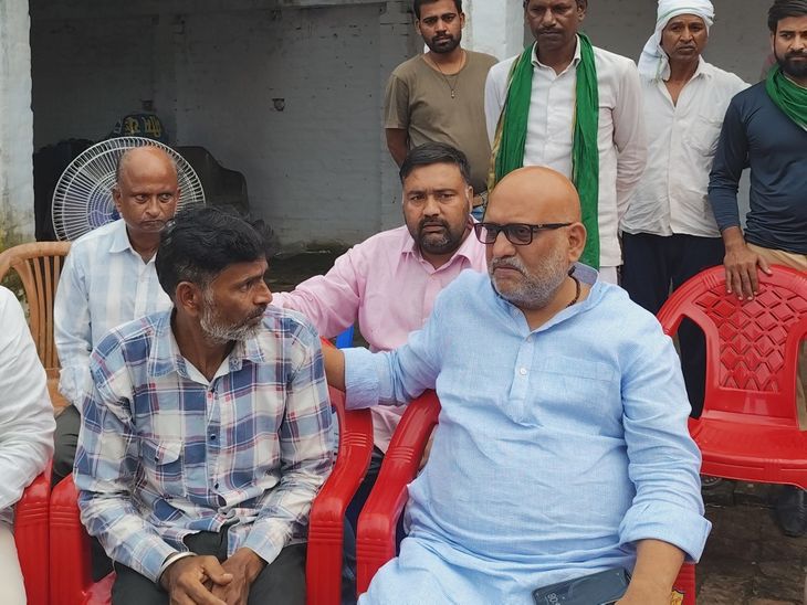 Ajay Rai reached the house of the deceased teenager