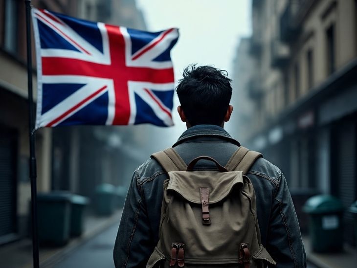 UK deports Indian man new immigration scheme | ब्रिटेन नए इमिग्रेशन कानून के तहत एक भारतीय को निकालेगा: अवैध तरीके से पहुंचा था; ट्रम्प ने सेना लगाकर इमिग्रेशन रोकने की सलाह दी थी