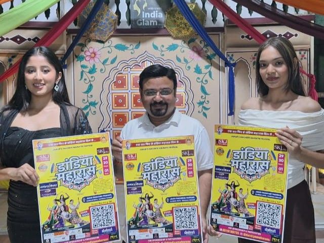 Dandiya Maharas 2025 poster launched, models to participate