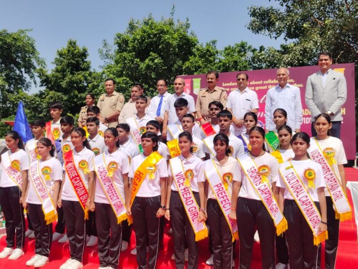 Selection of student leadership in Govardhan, Mathura | मथुरा के ...
