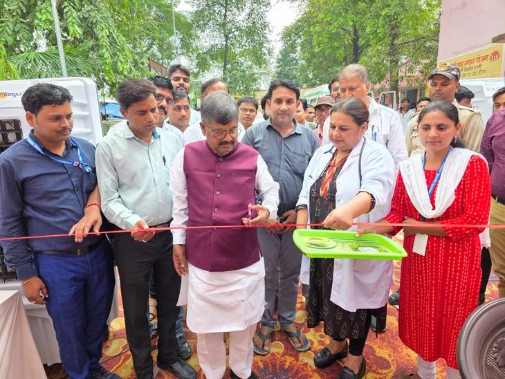 Health camp held in Rudauli