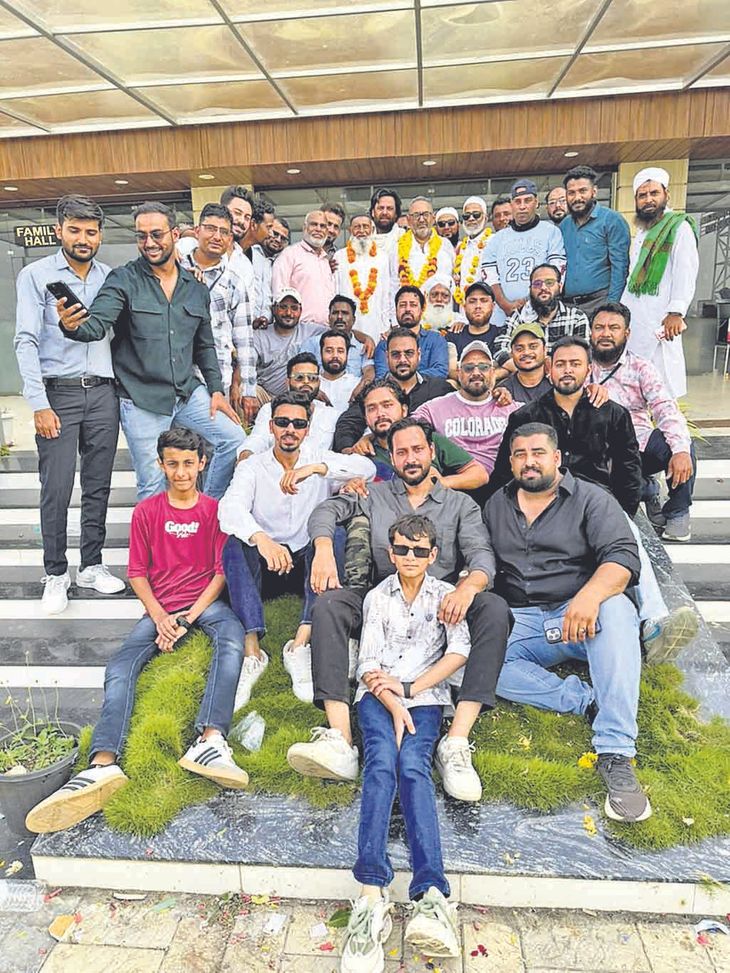 Haji Mehboob became the president of the district's Sakal Panch ...
