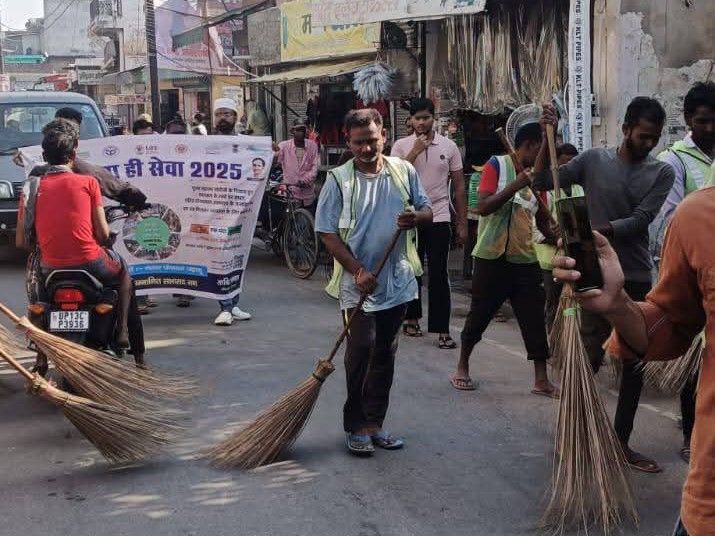 Cleaning of drains and roads, going door to door to give the message of ...