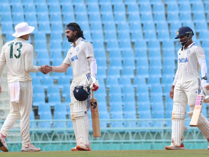 India A won the match against Australia A | भारत ए ने आस्ट्रेलिया ए के खिलाफ जीता मैच: केएल राहुल और साईं सुदर्शन ने मारी सेंचुरी,जुरेल ने जड़ी फिफ्टी,सुथार ने दो पारियों में लिए 8 विकेट – Lucknow News