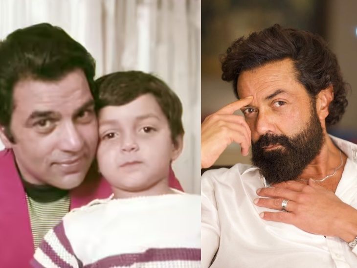 Father Dharmendra feared Bobby Deol’s kidnapping after his friend got kidnapped, police warn them, billa ranga | धर्मेंद्र को था बॉबी देओल की किडनैपिंग का डर: दोस्त की किडनैपिंग के बाद घर से निकलने की इजाजत नहीं थी, पुलिस ने किया था बिल्ला-रंगा से सचेत