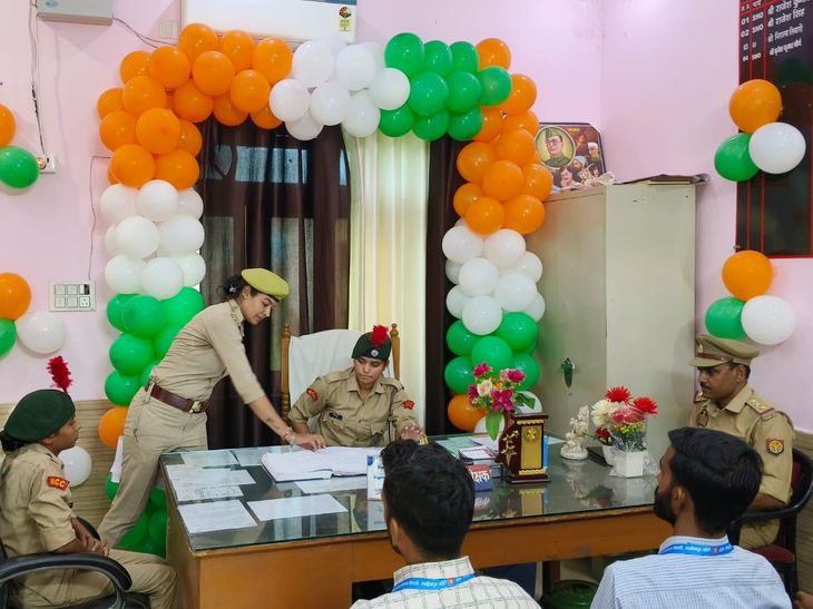 A student became the station head of Mailani police station for a day ...