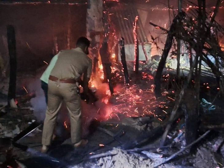 Gas Cylinder Leak Destroys Four Homes in Nichlaul Village