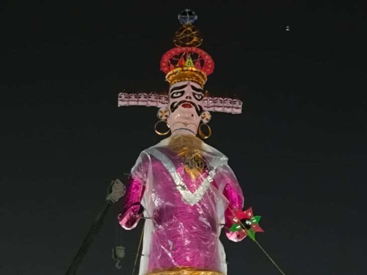 80-Foot Ravana to Be Burnt at Gandhi Maidan Today; CM, Governor to Attend