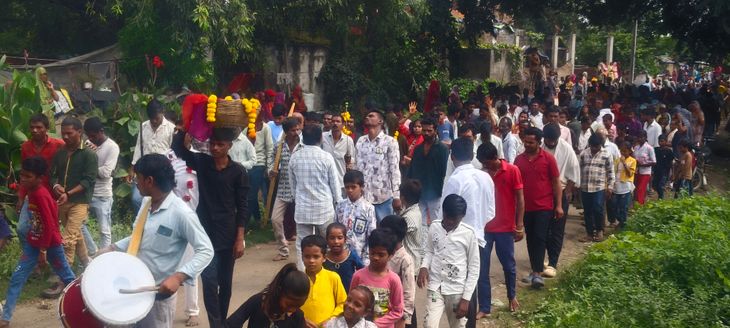 Jaware was immersed on the occasion of Mahanavami festival. | महानवमी ...
