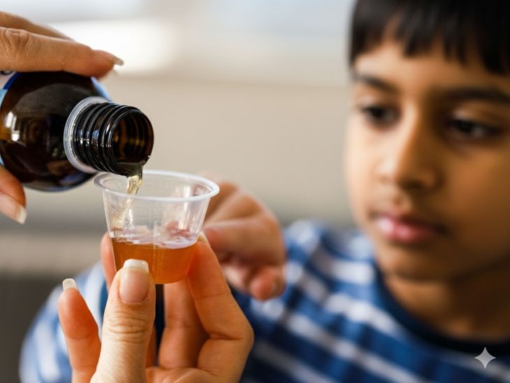 Avoid Cough Syrup for Children Under Two Years