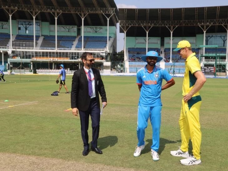 India A beat Australia A by 2 wickets in the third ODI | इंडिया-ए ने ऑस्ट्रेलिया-ए को तीसरा वनडे 2 विकेट से हराया: प्रभसिमरन का शतक, अर्शदीप और हर्षित को 3-3 विकेट; सीरीज 2-1 से जीती