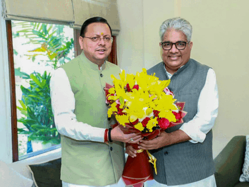 सीएम धामी दिल्ली में केंद्रीय वन मंत्री से मिले:स्पोर्ट्स यूनिवर्सिटी और 7 विद्युत परियोजनाओं की मंजूरी मांगी, नदियों के संरक्षण पर फोकस- INA NEWS