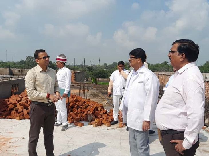 DM inspected the 100-bedded IPD building.