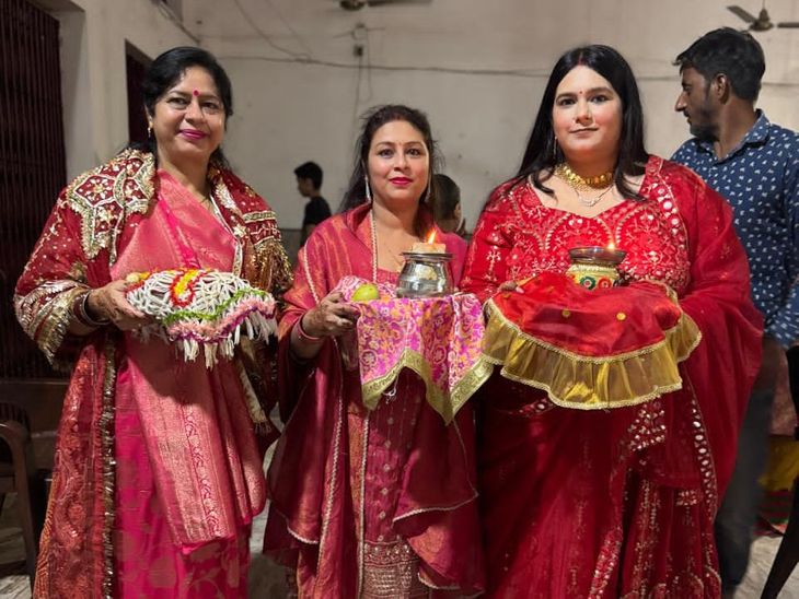 Rampur's rooftops were buzzing with activity on Karva Chauth.