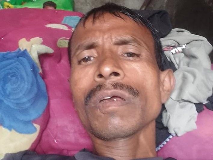 A young man died after being crushed by a truck in Gonda.