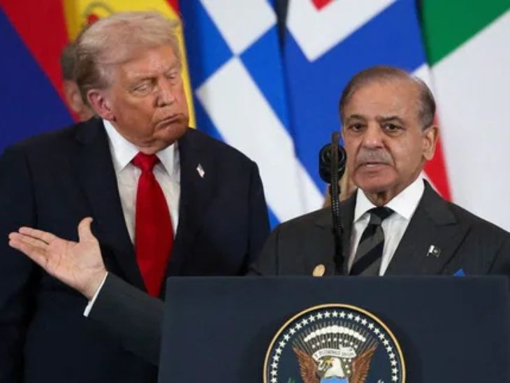 ट्रम्प की तारीफ करने पर पाकिस्तानी-PM अपने देश में ट्रोल:लोग बोले- शरीफ को चापलूसी का नोबेल दो, हमारे नेता इतने चाटुकार क्यों