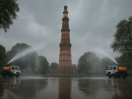 दिल्ली में दिवाली के अगले दिन कृत्रिम बारिश की तैयारी:सरकार बोली- मौसम विभाग की मंजूरी का इंतजार; राजधानी में प्रदूषण का लेवल 300 पार- INA NEWS