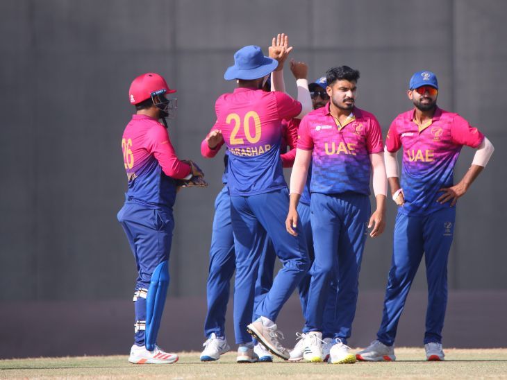 UAE is the 20th team of T20 World Cup 2026 Nepal Oman Zimbabwe Namibia | टी-20 वर्ल्ड कप 2026 की 20वीं टीम बनी UAE: क्वालिफायर में जापान को 8 विकेट से हराया; नेपाल-ओमान ने भी क्वालिफाई किया
