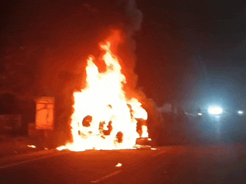 जालंधर में एक्सीडेंट के बाद थार को लगी आग, VIDEO:  कार के नीचे दबने से एक्टिवा सवार की मौत, ओवर स्पीड थी गाड़ी; ड्राइवर फरार – Jalandhar News