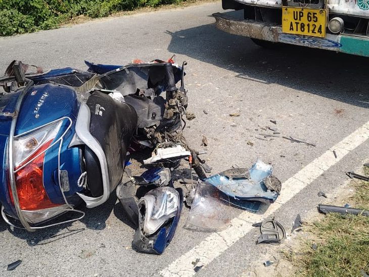 Scooty rider dies after being hit by DCM