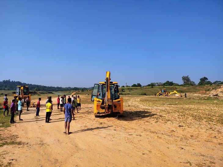 National athletes collected donations and built a playground near the ...